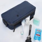 Purevave Compact Mens Toiletry Travel Bag Hanging, Mens Dopp Kit for Travel Waterproof, Wash Pouch Blue - Image 7