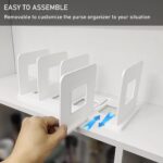 file organizer for desk,Foldable File Rack ABS Plastics Foldable File Sorter Office Desk Accessories,Book Holder Desk Organizer Perfect for Office,Home Accessories - Image 3