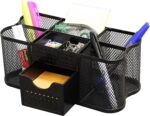 Deco Brothers Desk Organizers Pen Holder Office Caddy Storage, Black - Image 2