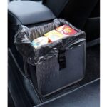 Foldable Hanging Car Trash Can - Large Capacity Waterproof Garbage Bag, Leakproof Storage Organizer for Camping, Interior Accessories (Black) - Image 2