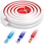 157 Inch Self-Adhesive TV Cable Hider, Home Audio Flexible Wire Cord Management, RG6 Coaxial Cable Raceways, HDMI Cable Cord Hider, White (4m) - Image 2