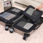 Ultralight Compression Packing Cubes Travel for Suitcases ，Compressible Mesh Packing Cubes for Travel Women Packing Organizers 4 Set - Image 3