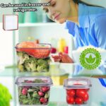 "12-Piece 40 OZ BPA-Free Airtight Food - Food Storage Containers With Lids, Flour, Pantry Storage Includes 20 Reusable Washable Labels, Kitchen Organizer - Image 3