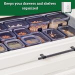 "12-Piece 40 OZ BPA-Free Airtight Food - Food Storage Containers With Lids, Flour, Pantry Storage Includes 20 Reusable Washable Labels, Kitchen Organizer - Image 4