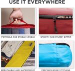 Large Packing Cubes for Travel - 5pc Packing Cubes for Suitcases - Lightweight Luggage Organizer Bags - Image 3