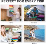 Large Packing Cubes for Travel - 5pc Packing Cubes for Suitcases - Lightweight Luggage Organizer Bags - Image 5