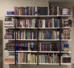 Tianman Industrial Wall Mount Iron Pipe Shelf Shelves Shelving Bracket Vintage Retro Black DIY Open Bookshelf DIY Storage offcie Room Kitchen Shelves (3Pcs,52" Tall,12" deep) - Image 3