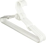 Heavy Duty Tubular Hanger with Attachable Hook , White 6pk - Image 3