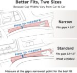 Car Seat Gap Filler Set of 2, Soft Foam Multifunctional Seat Side Gap Filler with Organizer & Hook Function, 3in1 Gap Stopper Universal Fit Car SUV Truck Fill The Gap Between Seat & Console - Image 4