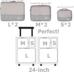 Packing Cubes Set Travel Luggage Organizers Suitcase Lightweight Accessories - Image 4