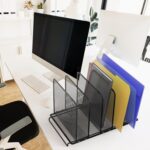 Simple Houseware Expandable 5 Section Upright File Sorter Organizer, Black - Image 3