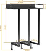 OVICAR Towel Racks for Bathroom - Wall Mounted Towel Rack with Metal Shelf & 3 Hooks, Wall Towel Holder for Small Bathroom, Bath Towel Storage for Rolled Towels Organizer, Black - Image 4