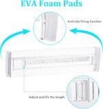 Drawer Dividers, 8 Pack Adjustable Drawer Organizers 3.2"" High Expandable from 11.3-20"" Clear Expandable Dresser Organizer for Clothes Kitchen Utensils Cutlery Drawer Organizers Set - Image 4