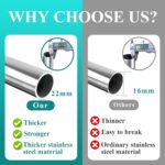 Clothes Hanger Reaching Hook Telescopic Adjustment clothes hook pole Light and can Extend from 37" to 65" with 4.7 "Hook and Sponge Handle. - Image 6