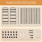 Spice Rack Organizer for Cabinet,4-Tier Spice Rack for 4oz Spice Jars Cabinet,Countertop, Pantry,Cupboard,Door or Wall Mount in Kitchen(Without Glass Jars) - Image 4