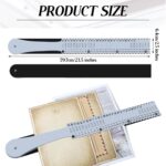 PerKoop Plastic Document Sorter Alphabetical File Organizer Compact Upright Space Saving Paper Organizer for File Office, Grey, 2.52 x 23.5 inches(1 Set) - Image 4