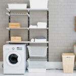 6 Pcs Dual Track Upright Wall Shelving System Heavy Duty Support System Twin Slot Shelf Rail Shelf Standards for Pantries Linen Closets Laundry Rooms(Black,25 Inch) - Image 3