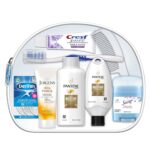 Convenience Kits International Women's Deluxe 10 Piece Kit with Travel Size TSA Compliant Essentials Featuring: Pantene Hair Products in Reusable Toiletry Zippered Bag - Image 3
