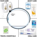 Convenience Kits International Women's Deluxe 10 Piece Kit with Travel Size TSA Compliant Essentials Featuring: Pantene Hair Products in Reusable Toiletry Zippered Bag - Image 4