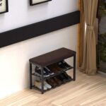 Simple Houseware Entryway Shoe Rack Bench Storage Organizer - Image 3