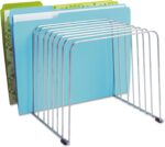 Fellowes Desktop Organizer, 11 Sections, 9" x 11.375" x 8", Wire, Silver (72012) - Image 3