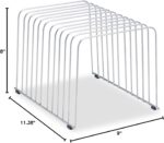 Fellowes Desktop Organizer, 11 Sections, 9" x 11.375" x 8", Wire, Silver (72012) - Image 4