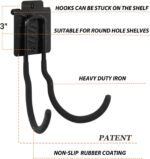 Wallmaster Boltless Shelving Hook Organizer Kit,7 Pcs Adjustable Storage Hanging Accessories for 1.5 inch Keyhole Rack,Garage Heavy Duty Tool Storage System - Image 3