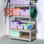 Wallmaster Boltless Shelving Hook Organizer Kit,7 Pcs Adjustable Storage Hanging Accessories for 1.5 inch Keyhole Rack,Garage Heavy Duty Tool Storage System - Image 8