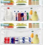 Sorbus Fridge & Pantry Can Organizer - 3 Size Dispenser for Standard, Skinny Cans & Water Bottles - Image 4