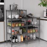 AHEONLAR 3 Tier Grey Storage Racks and Shelving - Heavy Steel Material Pantry Shelves - Adjustable Storage Shelf Metal Storage Rack Wire, Suitable for Warehouses, Closets, Kitchens… - Image 3
