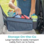 Toddleroo by North States - Car Organizer Caddy: Portable Diaper Caddy for Car - Baby Car Organizer & Storage - Navy - Image 3