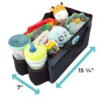 Toddleroo by North States - Car Organizer Caddy: Portable Diaper Caddy for Car - Baby Car Organizer & Storage - Navy - Image 4