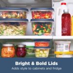 Rubbermaid Easy Find Lids® Food Storage Containers with Vented Lids, 26 Piece Set, Blue - Image 3