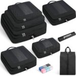 8 Set/6 Set/4 Set Compression Packing Cubes for Travel, Lightweight Vacation Travel Essentials, Travel Accessories for Suitcase Organizer Bags Set, Durable Luggage Organizer - Image 2
