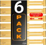 Adjustable Bamboo Drawer Dividers Organizers Expandable (12-16") Kitchen Drawer Organizer Spring Loaded for Kitchen, Dresser, Bathroom, Bedroom, Desk 6-pack Small - Image 2