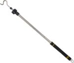 Clothes Hanger Reaching Hook Telescopic Adjustment clothes hook pole Light and can Extend from 37" to 65" with 4.7 "Hook and Sponge Handle. - Image 2