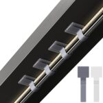 Hook and Loop Cable Ties, Self Adhesive Hook and Loop Cable Straps, Sticky-back Cord Organizer, Cable Clip, Household & Office Essentials, 40Pcs per Pack - Image 2