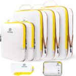 Lightweight Compression Packing Cubes for Suitcases, Compressible Expandable Travel Packing Organizer with Clear Toiletries and Backpack Bag, Travel Essentials for Carry on Luggage 7 Set - Image 2