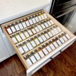 MIUKAA Clear Acrylic Spice Drawer Organizer, 4 Tier- 2 Set Expandable From 13" to 26" Drawer Seasoning Organizer, Kitchen Spice Rack Tray for Drawer/Countertop (Jars not included) - Image 2