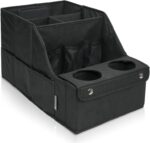 MULISOFT Car Seat Organizer- Backseat Car Organizer with 11 Storages Compartments and 2 Cup Holders, Organizers and Storage, Front Seat for Travel Kids,Black - Image 2