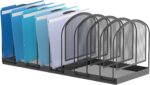 SUPEASY File Organizer for Desk, 9-Section Mesh Desk Organizer, Vertical File Holder Desktop Organizer File Sorter, File Folder Holder for Office Supplies, Black - Image 2
