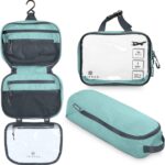 Toiletry Bag Kit Set: Hanging Travel Toiletry Bag + 311 TSA Cosmetic Liquid Bag + Ultralight Accessory Organizer Pouch - Image 2
