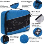 Packing Cubes Luggage Bags Organizer Durable Travel Accessories With Clothing Label - Image 4