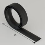 D-Line 6ft Floor Cord Cover, Cable Protector, Hide Extension Cords, Protect Cords, Prevent Cable Trips, Heavy Duty Cord Hider - Cable Cavity = 0.63" (W) x 0.31" (H) - Black - Image 5