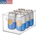 iDesign Stackable Clear Plastic Bin - Kitchen Organizers and Storage for Fridge and Pantry - Image 3