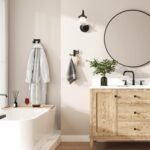 Angle Simple Swivel Towel Hook 3 Arms, SUS 304 Stainless Steel Foldable Bathroom Robe Towel Hook, Wall Coat Holder, Matte Black - Image 4