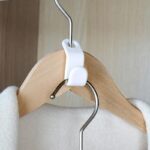 50PCS Space-Saving Hanger Hooks with Plastic Clips – Compact Closet Organizer for Clothes - Image 3