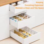 Bamboo Drawer Dividers 4" High, 12.8-18" Adjustable Drawer Organizers for Clothes,Expandable Dresser Separators in Bedroom/Kitchen/Bathroom/Office Organization and Storage,2 Pack - Image 4