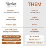 Parker Baby Diaper Caddy - Nursery Storage Bin and Car Organizer for Diapers and Baby Wipes - Oatmeal, Regular - Image 3