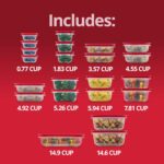 Rubbermaid EasyStore Containers, 44-Piece Set, Food Storage Containers, Food Storage Containers with Lids - Image 6